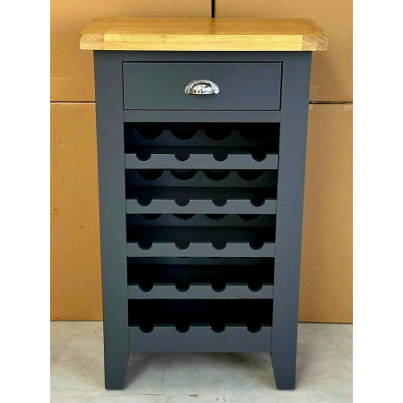 TT-WC-CH : Kệ Rượu Trang Trí - Màu Than + Vàng Gỗ